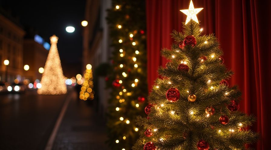 Weihnachtliche Tischdekoration